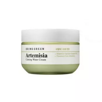 Bring Green Artemisia Успокаивающий увлажняющий крем 75 мл, слегка кислый крем, 1 упаковка