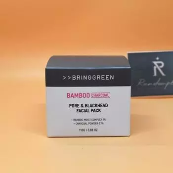 Bring Green Bamboo Charcoal Pore & Blackhead Facial Pack 110g, 1 pack