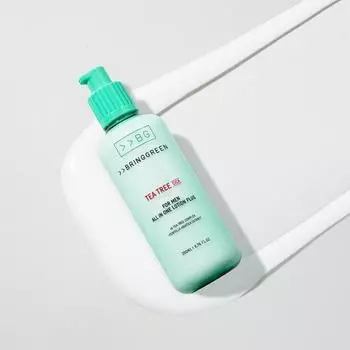 Bring Green Tea Tree Cica для мужчин лосьон All-in-One Plus 200 мл Special (Предоставляется 25 точечных заплаток)
