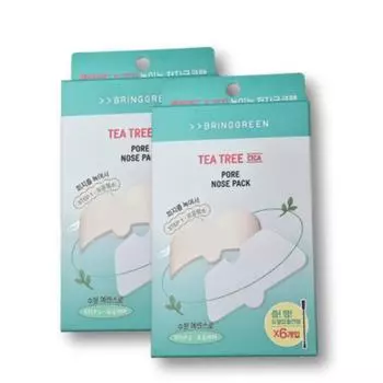 Bring Green Tea Tree Cica Pore Nose Pack 3 шт., 3 шт., 2 шт.