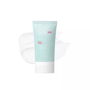 BRING GREEN Tea Tree Cica Успокаивающий солнцезащитный крем 50 мл