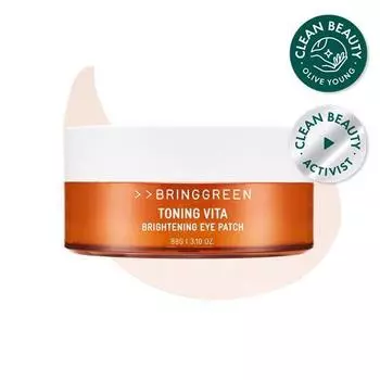 Bring Green Toning Vita Brightening Eye Patch 60 листов