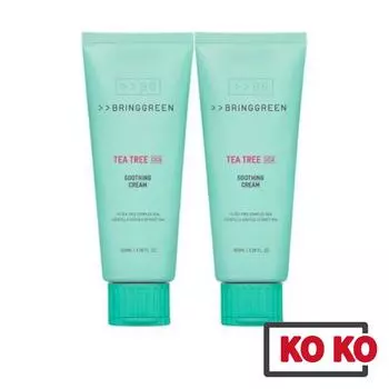 [BRING GREEN] Успокаивающий крем с чайным деревом Cica плюс 100 мл 1 EA