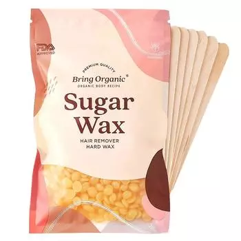 Bring Organic Sugar Waxing Self Waxing Waxing Material Бразильский сахар для удаления волос на бороде, 100 г, 1 шт.