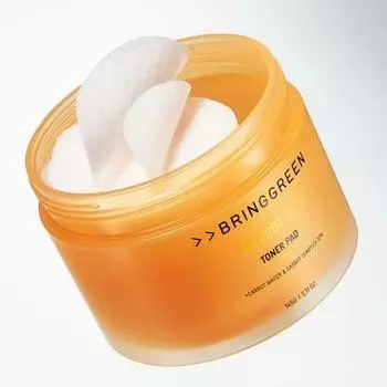 BRINGGREEN Carrot Vita Toner Pad 60P_НОВИНКА