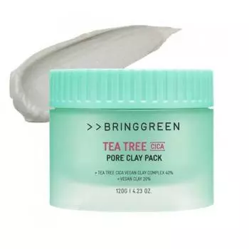Bringgreen [новый] Bringgreen Tea Tree Cica Pore Clay Pack 120 г 120g clay pack