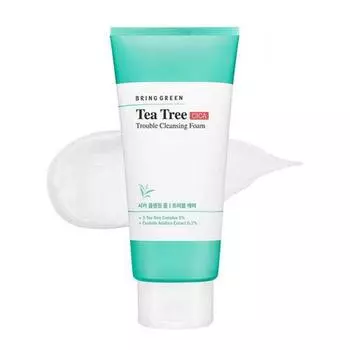 BRINGGREEN Очищающая пенка от проблем с чайным деревом 300 мл
