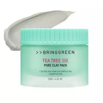 BRINGGREEN Tea Tree Cica Pore Clay Pack 120 г_NEW