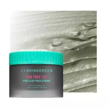 Bringgreen Tea Tree Cica Pore Clay Pack Strong 100 г, 1 шт., 1 шт.