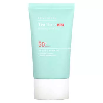 Bringgreen, Успокаивающий солнцезащитный крем Tea Tree Cica, SPF 50+ PA++++, 1,69 жидких унций (50 мл)
