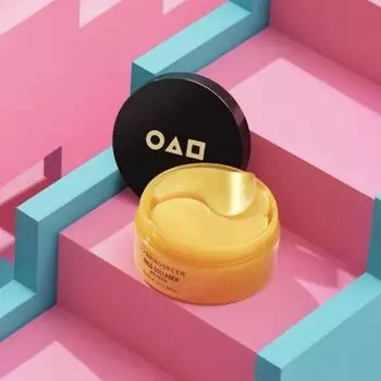 [BRINGGREENxSquid game] Золотые коллагеновые патчи для глаз 60 шт.