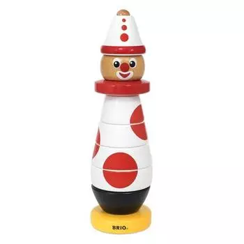 Brio 60th Anniversary Pierrot Stacking Game 30230, разноцветные, 1 набор, корейские детские товары