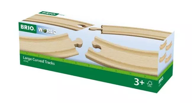 BRIO curve rail 170mm 33342