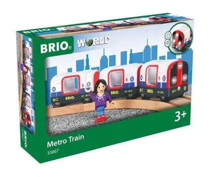 BRIO Метро поезд со светом и звуком 33867