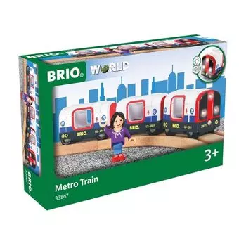 BRIO Метро поезд со светом и звуком 33867