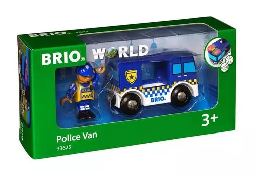 BRIO police truck with light sound 33825 &