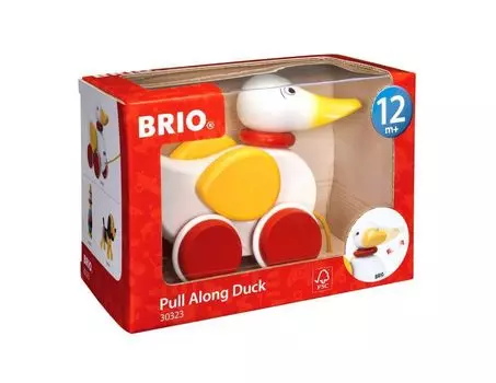BRIO Pull Toy Утка Ages Pull деревянная развивающая 30323 [Игрушка Утка] 1+ (Тянущий автомобиль, игрушка, игрушка)