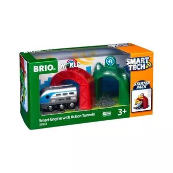BRIO smart tech action туннельный электровоз 33834