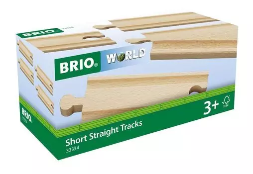 BRIO straight rail 108mm 33334