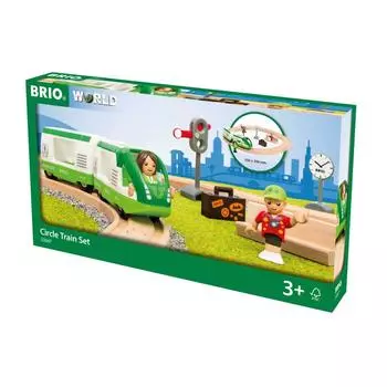 BRIO Train Starter Set Wooden Rail Train 33847 (Брио Ворлд)