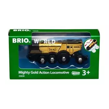 BRIO WORLD (Brio World) mighty gold action locomotive 33630