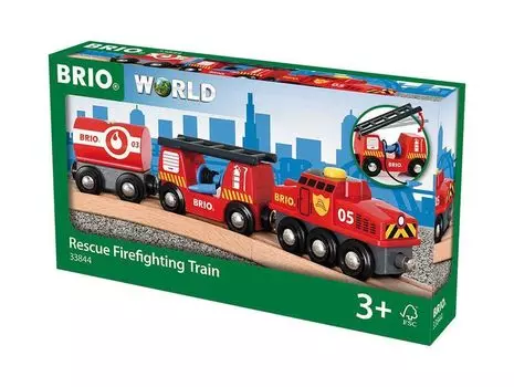 BRIO WORLD Спасательный грузовой поезд 33844
