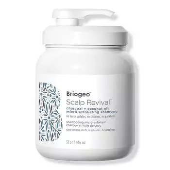 Briogeo Scalp Revival Древесный уголь + Кокосовое масло Микроотшелушивающий шампунь-скраб 32,0 унции
