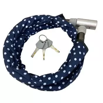 BRIOSO Cable Aluminum Joint Blue Bicycle Cycling Lock, Lock, Dot,