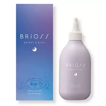 BRiOSS Emulsion Treatment 300ml away hair A new sensation treatment that changes from a serum to a (Rinse treatment) cream-like treatment.