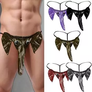 [brisand] Мужское эластичное нижнее белье со слоном и Т-образной спинкой, стринги, эротическое нижнее белье, сексуальное One Size