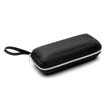 [brisand] прямоугольные солнцезащитные очки на молнии, жесткий футляр для очков, защитная коробка для очков One Size чёрный