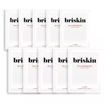 Briskin Real Fit Second Skin Mask Sheet SOS Trouble Care 10 листов