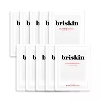 Briskin Real Fit Second Skin Mask SOS Trouble Care 10P