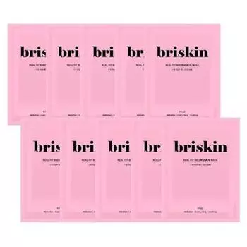briskin Real Fit Secondskin Moisturizing Mask Sheet 10 Sheets