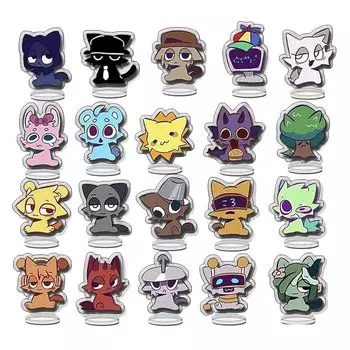 [Briskyjp] Spranky акриловая подставка брелок для ключей набор из 20 предметов Doujin Around игры ужасов Moe товары милые украшения украшения косплей аксессуары день рождения