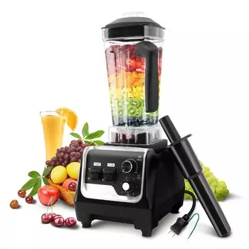 BriSunshine Большой коммерческий таймер 6 1400 Вт Высокоскоростной измельчитель банок Включает в себя коммерческий миксер банок Легко очищается Японские внутренние спецификации