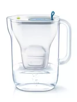 Brita Water Purifier Pot Water Purifier Style Blue Maxtra Plus with 1 Cartridge Genuine Capacity 1.4L (Total Capacity 2.4L) [Japanese