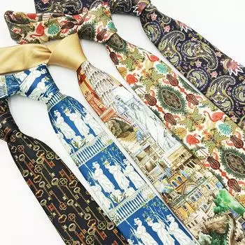 Британская цифровая печать ретро галстук, полиэстер ручной работы цветок мужской костюм аксессуары 8 см