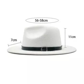 Британская кожаная мягкая фетровая шляпа с поясом, пара джентльменов, цилиндр, большая шерстяная теплая джазовая шляпа с плоскими полями M code thickened version
