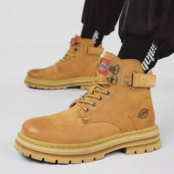 Британская кожаная обувь Кожаные мужские повседневные одинарные туфли Обувь ручной работы Сшитая повседневная кожаная обувь 39 коричневый