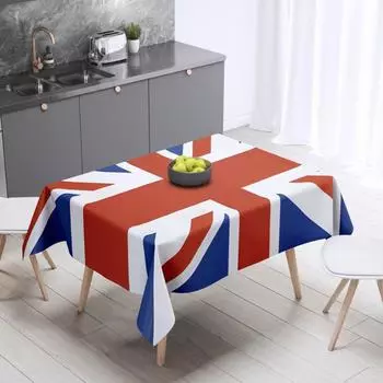 Британская скатерть, подходит для кухонных обедов, семейных посиделок и мероприятий на открытом воздухе A