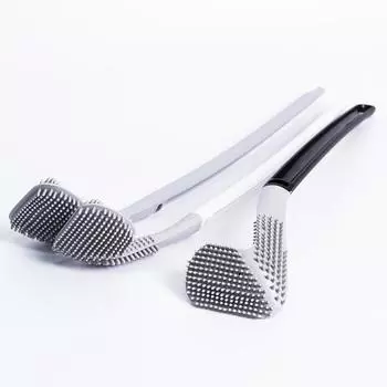 Британский модный тренд, настенная силиконовая щетка для унитаза для гольфа с длинной ручкой и чистка ванной комнаты синий