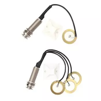 Британский перкуссионный музыкальный преобразователь Kalimba с пьезозвукоснимателем 3 в 1 для фортепиано с большим пальцем 3Pcs