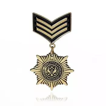 Британский щит, восьмиугольная брошь, рыцарская брошь, аксессуары для личной одежды, общая брошь