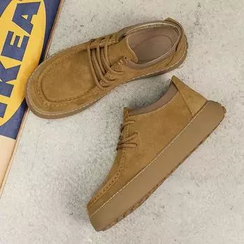 Британский стиль Мужская повседневная плоская дизайнерская обувь Высококачественная удобная офисная обувь из натуральной кожи Уличная нескользящая обувь для общественных мероприятий 38