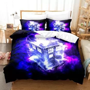 British City Scenery Bedding Set Retro Modern City Soft Luxury Duvet Cover Set Diversified Design for All Seasons Birthday Gift EU Single 135x200cm