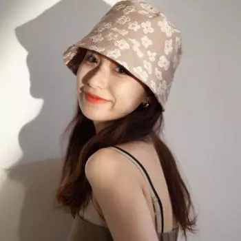 Британский стиль моды шляпа-ведро модное лицо милый цветок шляпа-ведро женская универсальная шляпа от солнца M56-58cm хаки