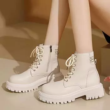 British Martin boots women s autumn 2025 new retro platform popular boots autumn and winter short boots women s shoes 35