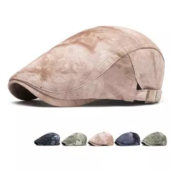 British Newsboy Cap Men s Spring Summer Outdoor Sunshade Cap Women Peaked Cap Forward Cap Style2 хаки