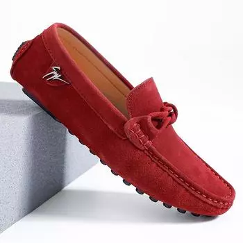 British Style Fashionable Red High-end Banquet Dress Shoes Men s Commuting Driving Work Loafer for Men s Anti Slip Shoes 38 чёрный